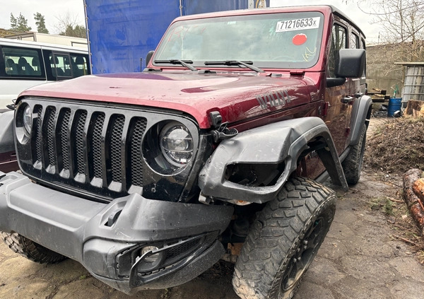 Jeep Wrangler cena 107000 przebieg: 57000, rok produkcji 2021 z Białobrzegi małe 56